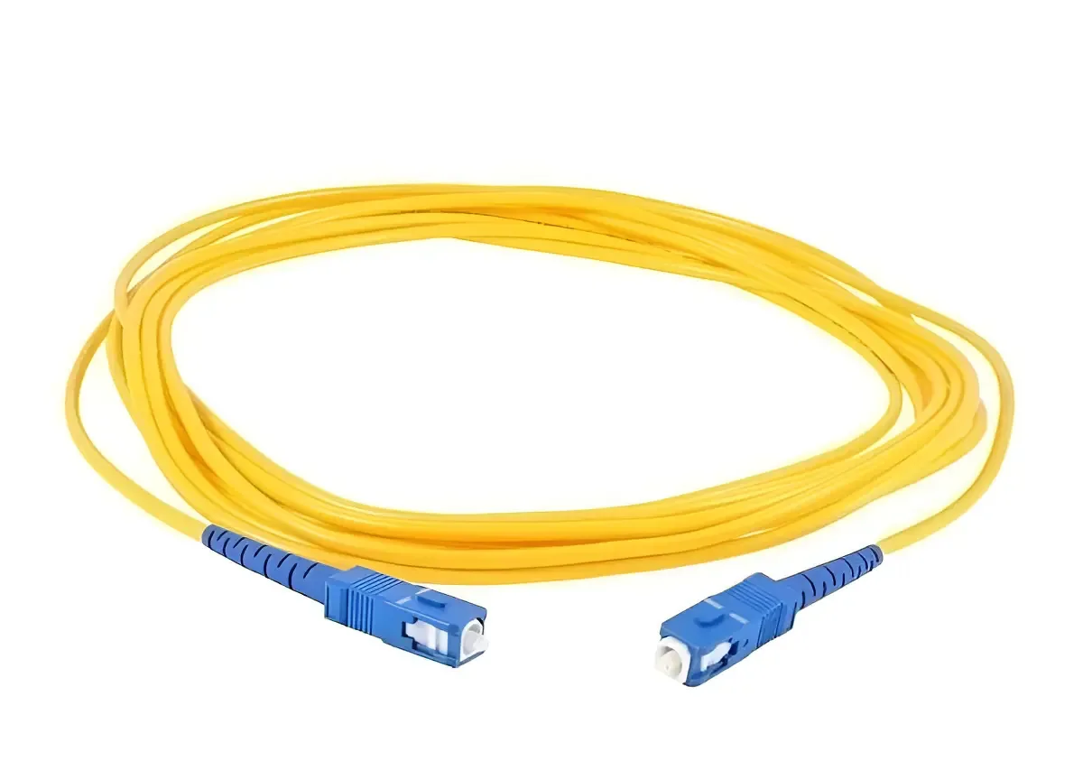 Kit 100 Cordões Ópticos Simplex SC/UPC para SC/UPC de 2m