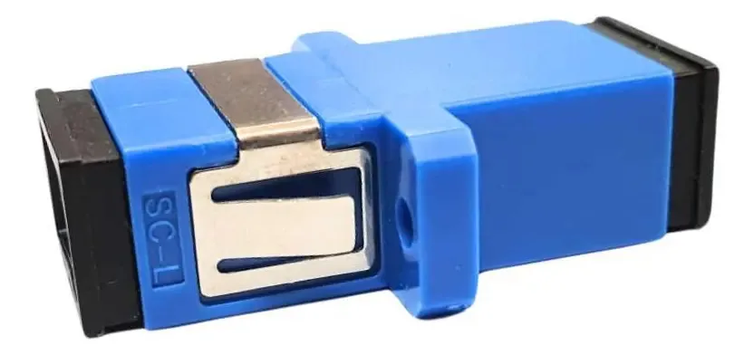 50 Adaptador Acoplador Fibra Óptica Sc/upc Alinhamento Cabos