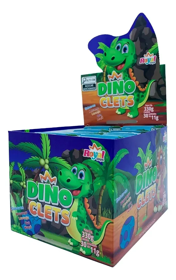 Chiclete Royal Toys Dino Clets