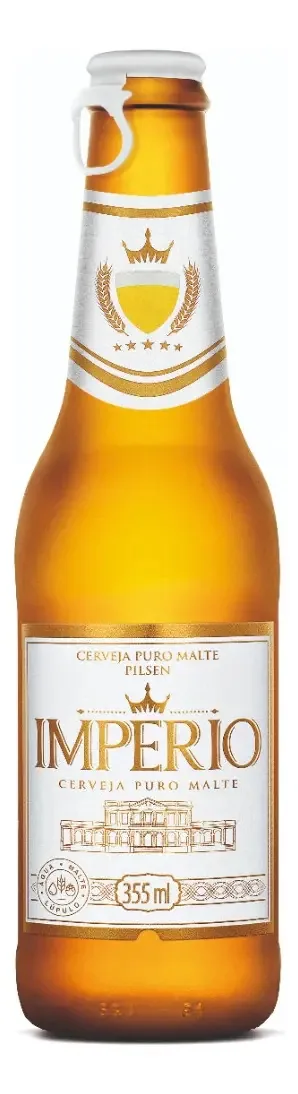 Kit De Cervejas Puro Malte Long Neck Com 12 Un 355 Ml Cada Império