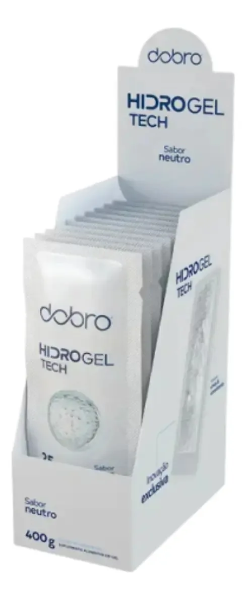 Hidro Gel Sabor Neutro Sem Cafeina Box 10 Saches 40g Dobro