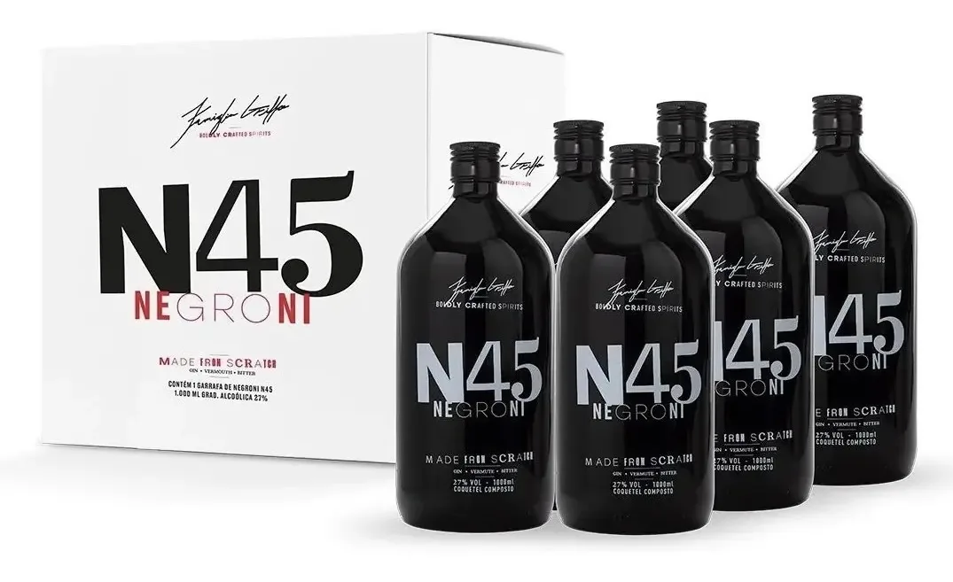 Caixa Com 6 Aperitivo Negroni N45 1000ml