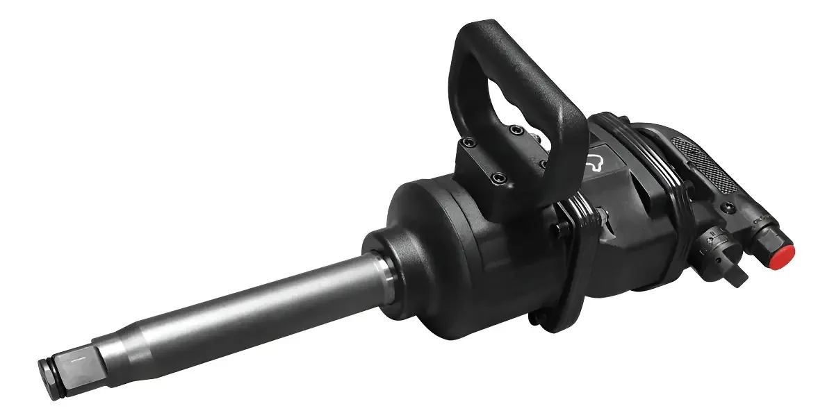 Parafusadeira Pneumática Impacto Longa 1 Polegada - Potente Preto 1