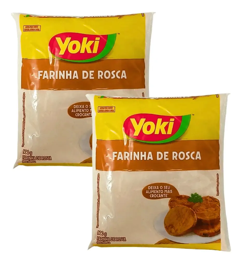 Tradicional Yoki Farinha de Rosca 500 g pacote x 2 un