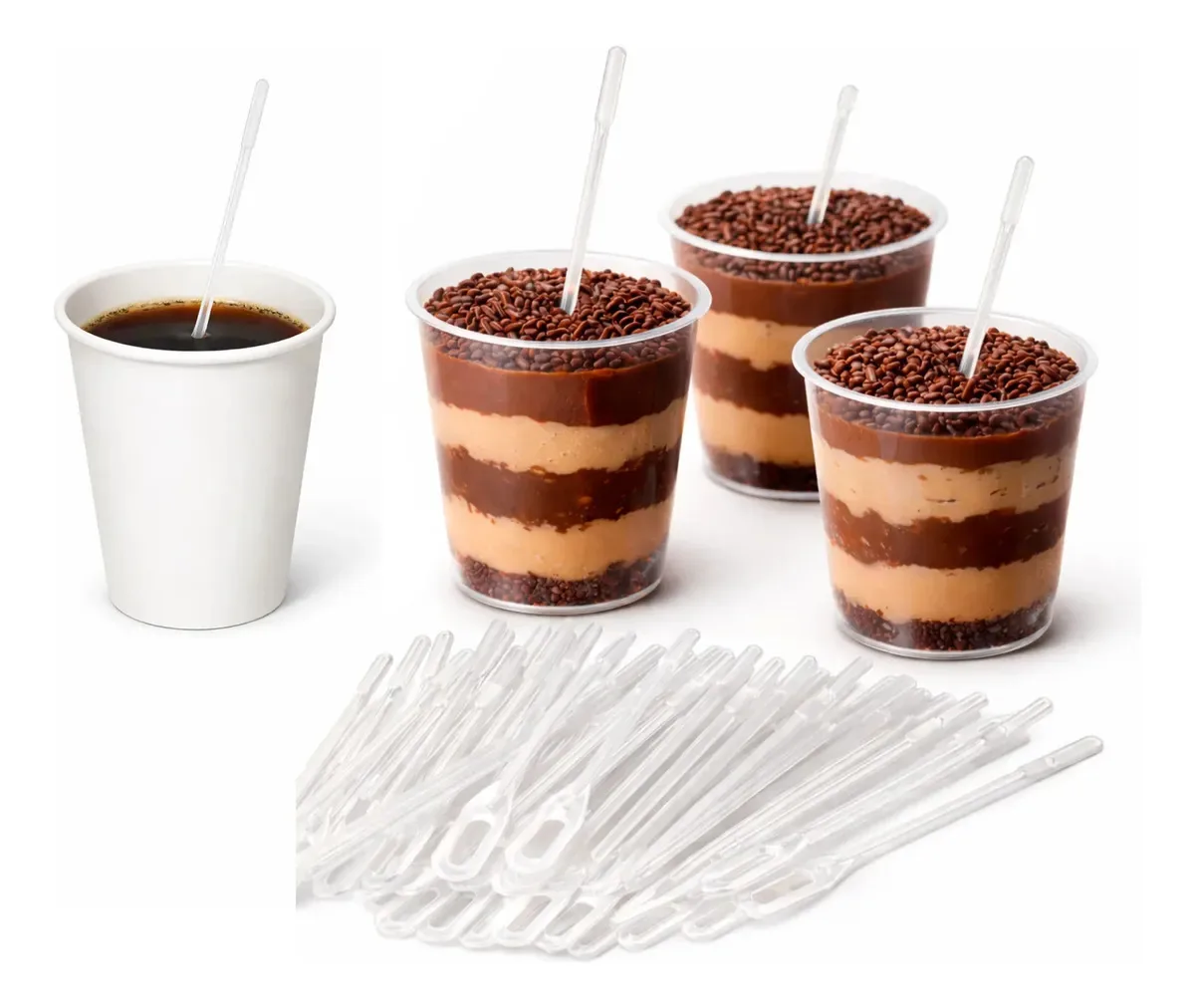 500 Mexedor De Café Chá Doces Tegs Decoração Festa Servir