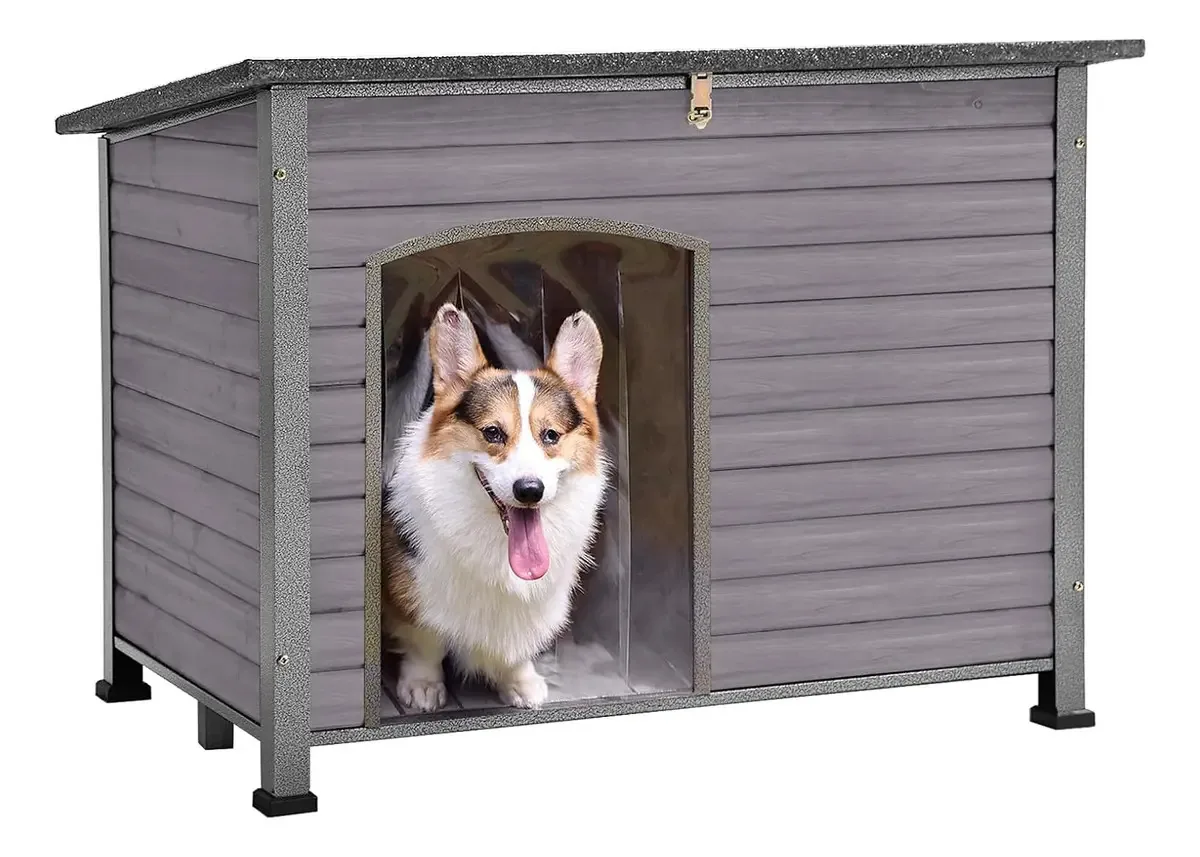 Gutinneen Dog House, resistente, estrutura metálica, 43.3