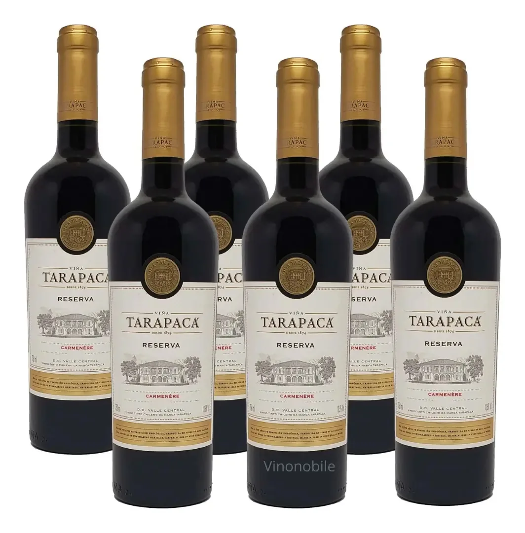 Kit 6 Vinhos Tarapacá Reserva Carmenere 750ml
