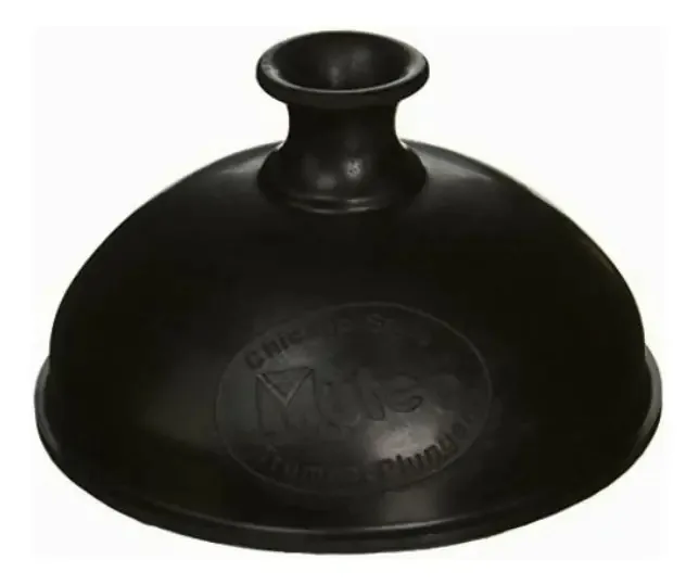Mutec Mht160 Plunger Mute para trompete Black Rubber