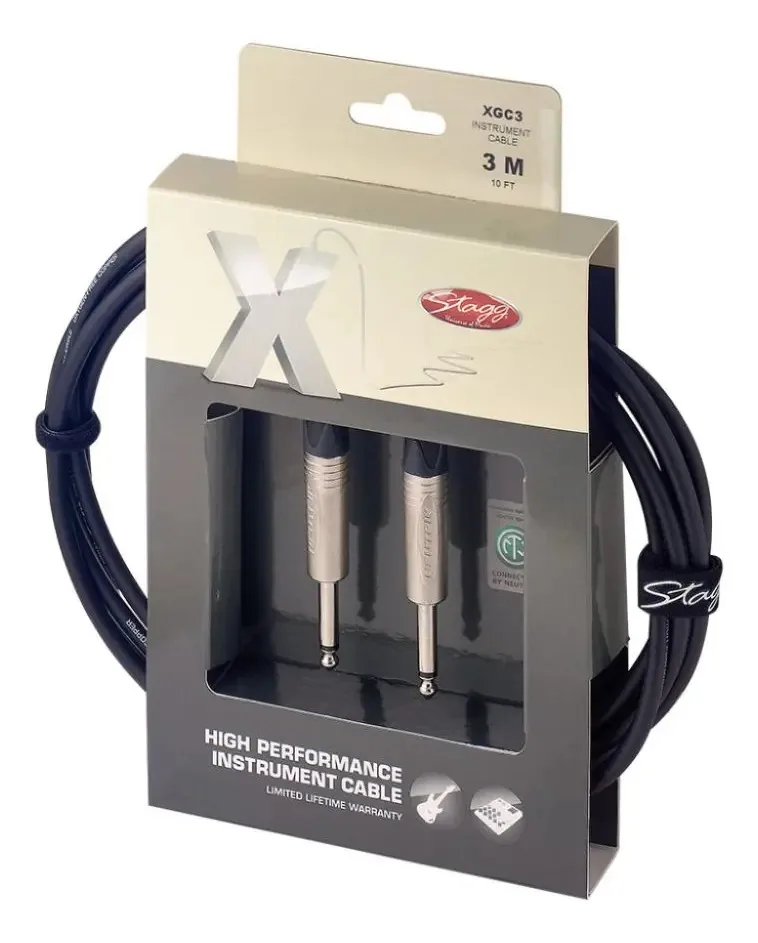 Cabo para baixo Stagg Instrument | Conectores Neutrik
