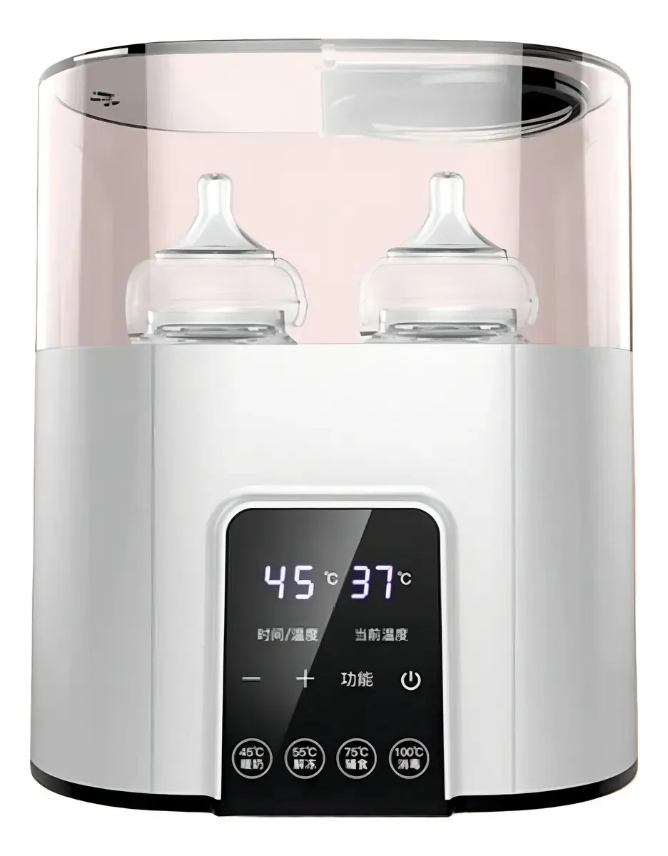Esterilizador Mamadeira Branco e Aquecedor de Leite Bebê Automático