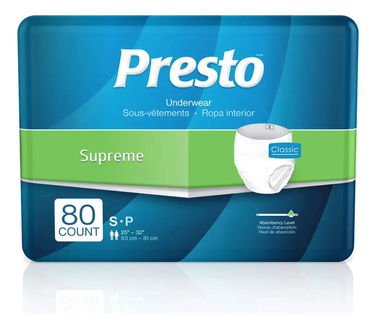 Roupa Íntima Para Incontinência Presto Supreme Descartável 8