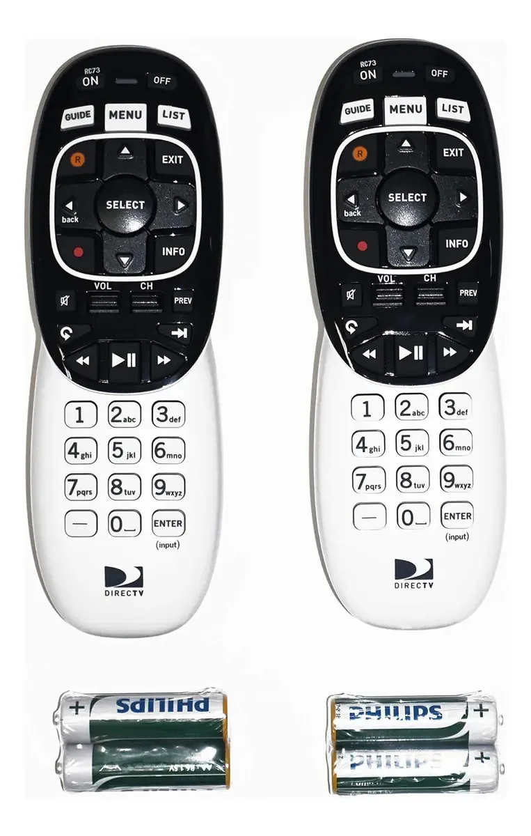 Pacote Com 2 Controles Remotos Directv Rc73