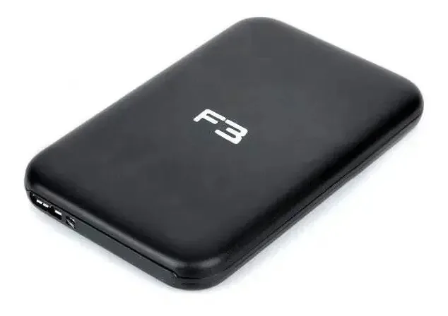 Case Preto F3 2.5" Sata USB 3.0 Aluminio para HD Externo SSD HDD