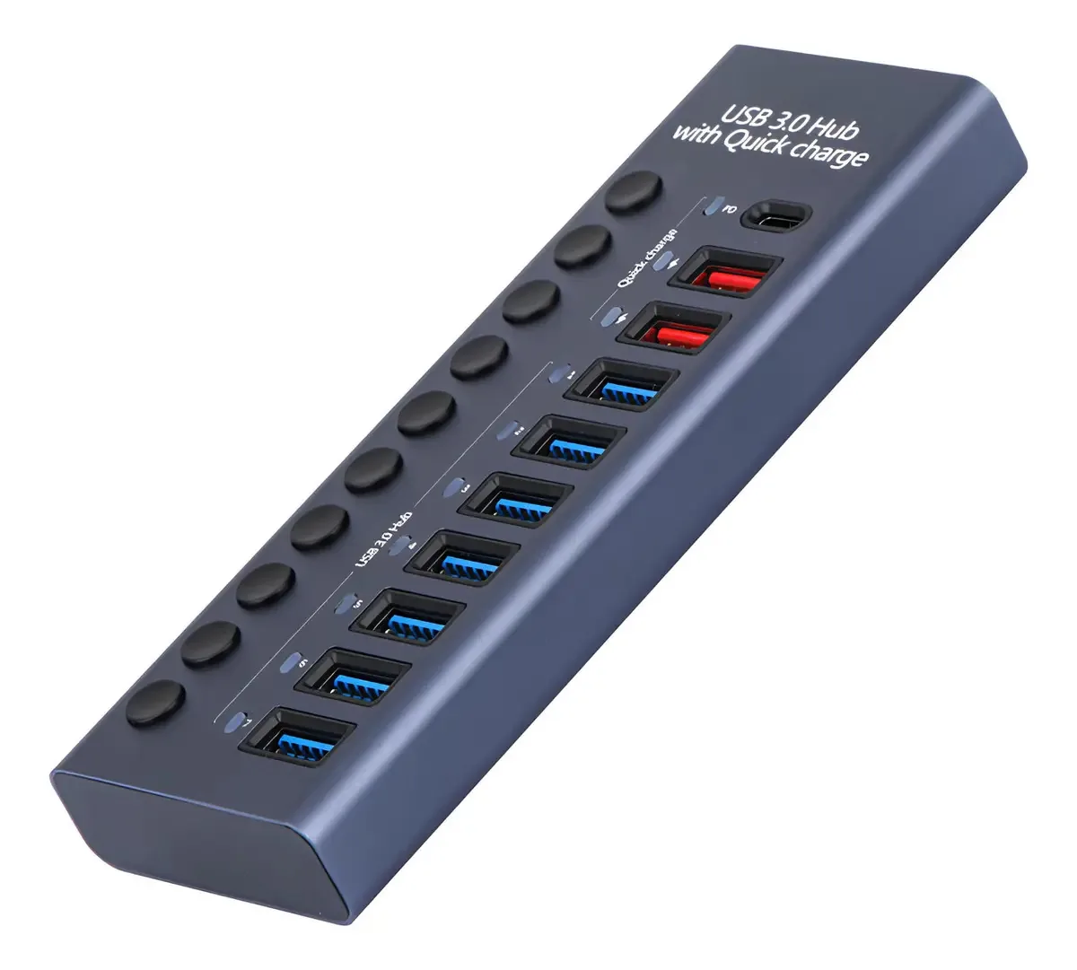 Hubs USB Yixoo Mx540 7 USB 3 Qc 1 Pd