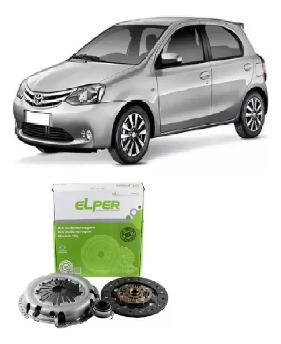 Kit Embreagem Toyota Etios 1.3/5 16v Flex 2012 2013 Ate 2016