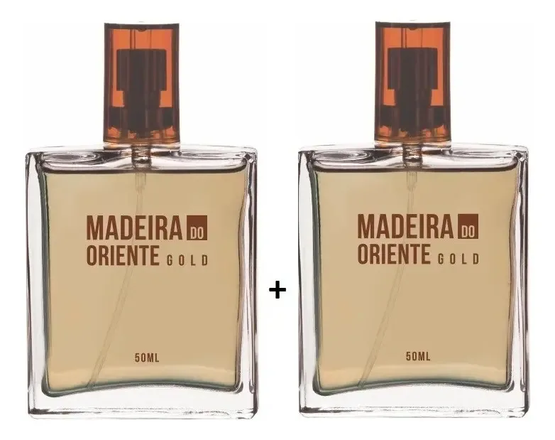 2 Colônias Masculinas Abelha Rainha Madeira do Oriente Gold 50ml