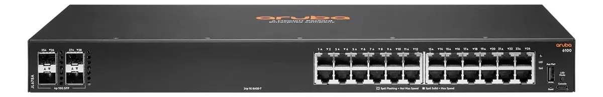 Hewlett Packard Enterprise Hp Aruba 6100 24g 4sfp+ Swch Stoc