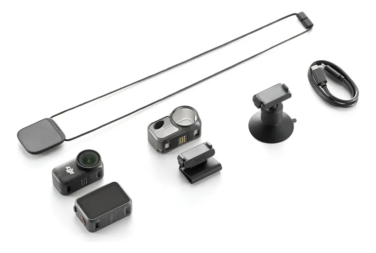 Câmera preta Dji Osmo Nano 64gb