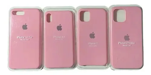 Carcaça bumper silicone Rd - Capas iPhone 7 cor rosa