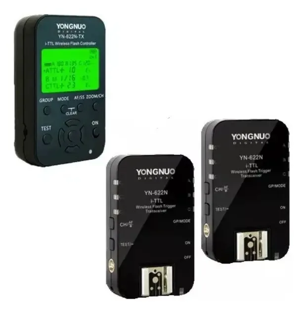 Controlador 622 Ttl e kit de 2 receptores para Nikon YongNuo
