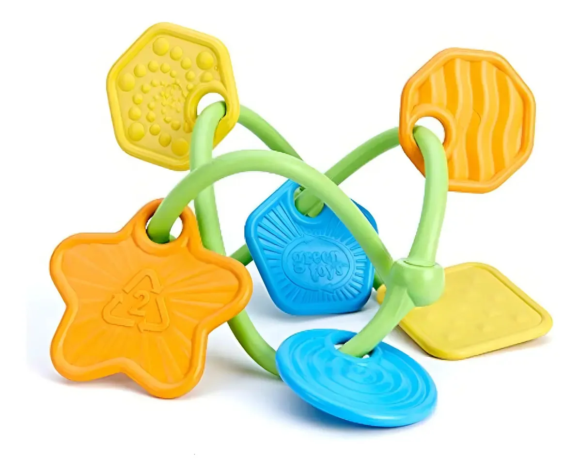 Brinquedos de brinquedo Green Twist Teether