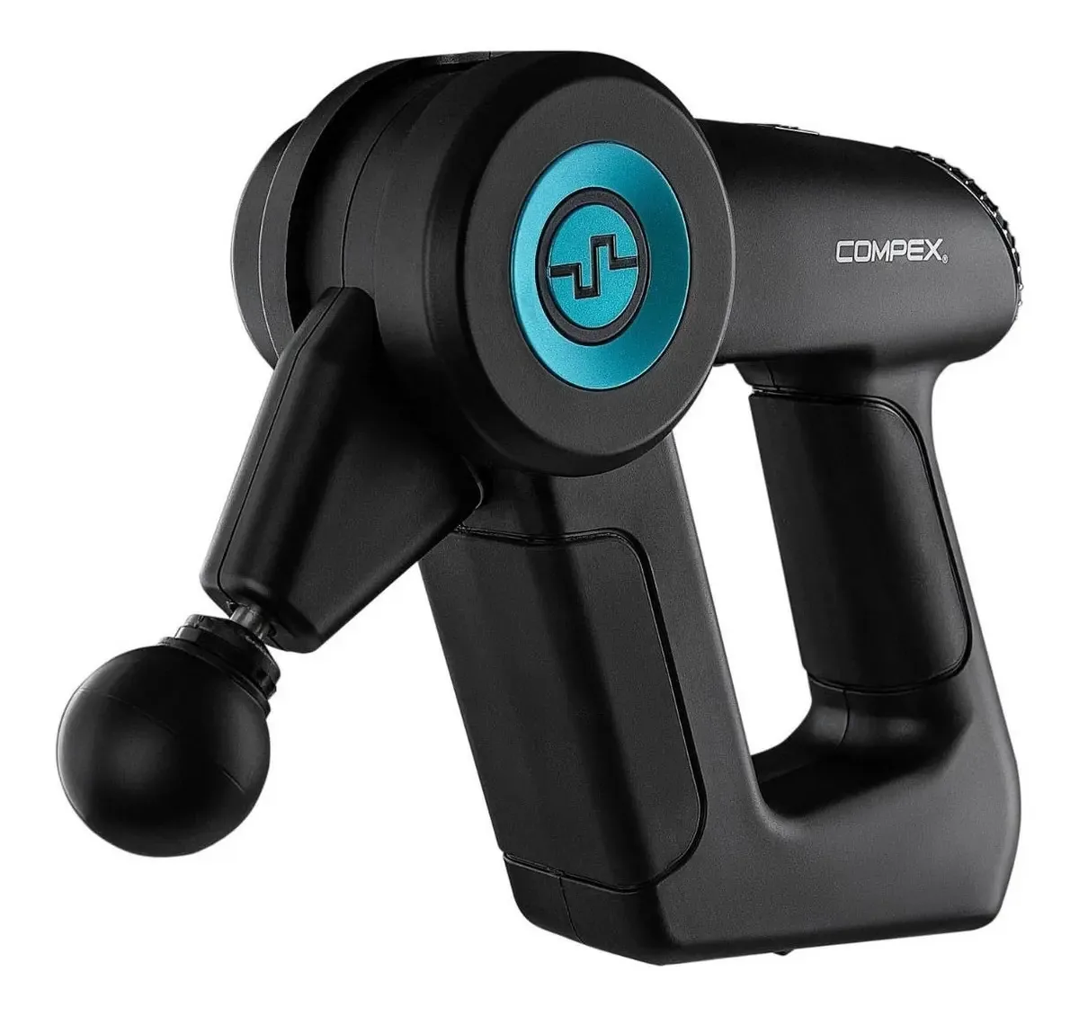 Pistola de Massagem Compex Fixx 2.0 para Percussão Muscular com 5 Pontas e Bateria Recarregável