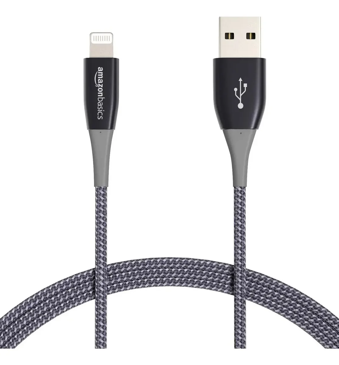 Cabo Lightning para USB trançado de nylon duplo AM Premium
