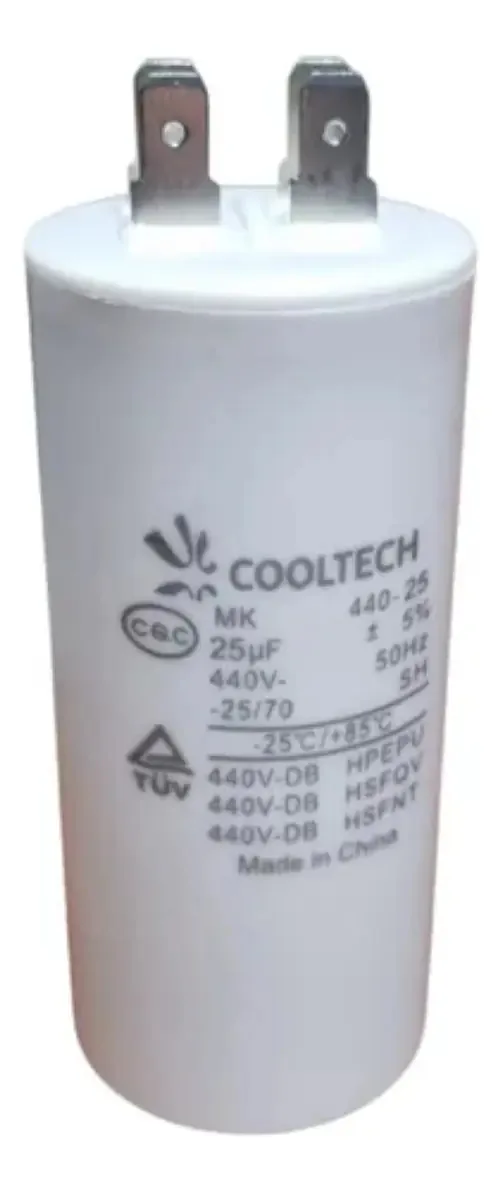 Capacitor eletrolítico Cooltech 1 25 Mf