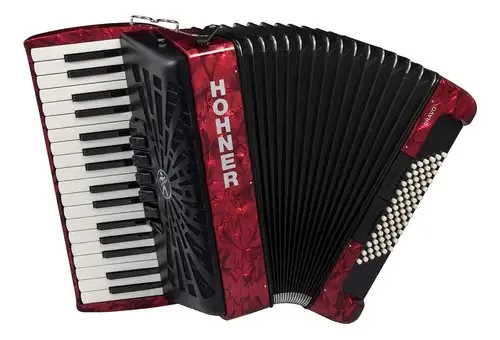 Acordeão Hohner Series Bravo Iii 72 Bass Red A1632