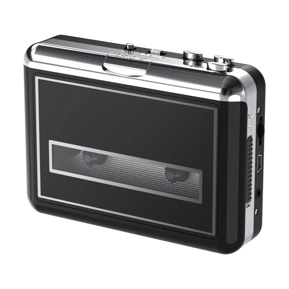 Rybozen Reprodutor de Cassete, Walkman Portátil e Conversor de Fita Cassete para MP3, Software (audiolava)
