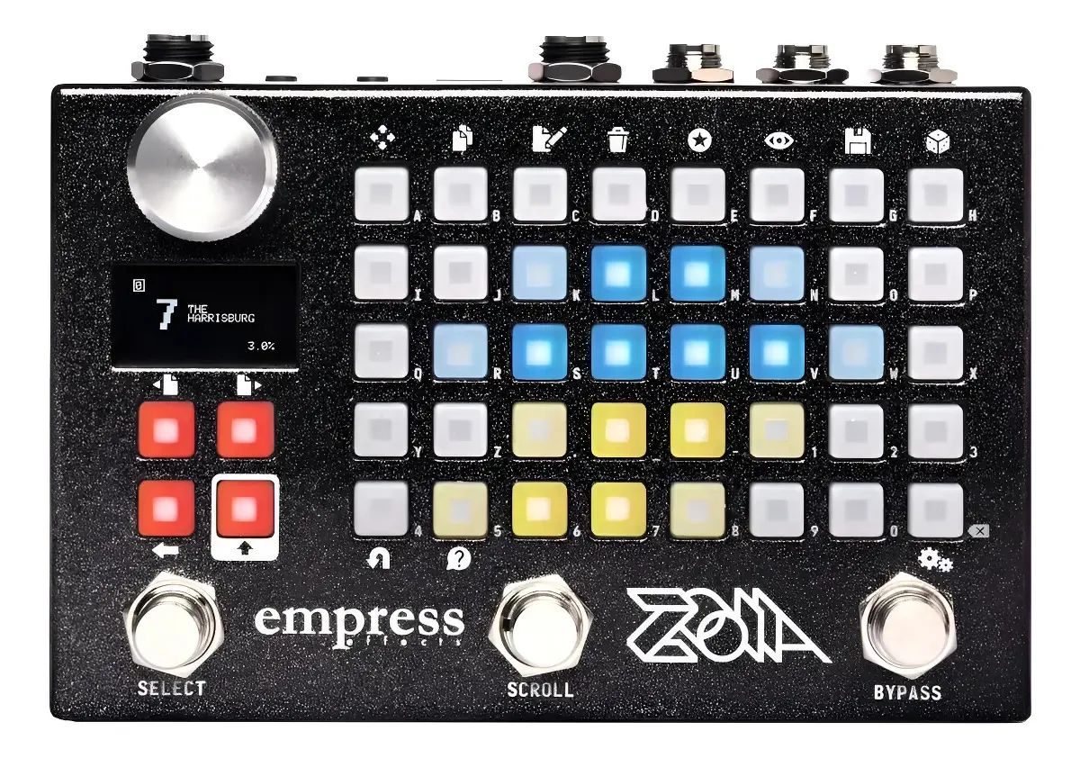 Pedal de efeito Empress Effects Zoia preto