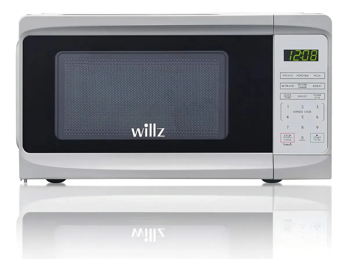 Forno de microondas pequeno Willz para bancada, 6 programas