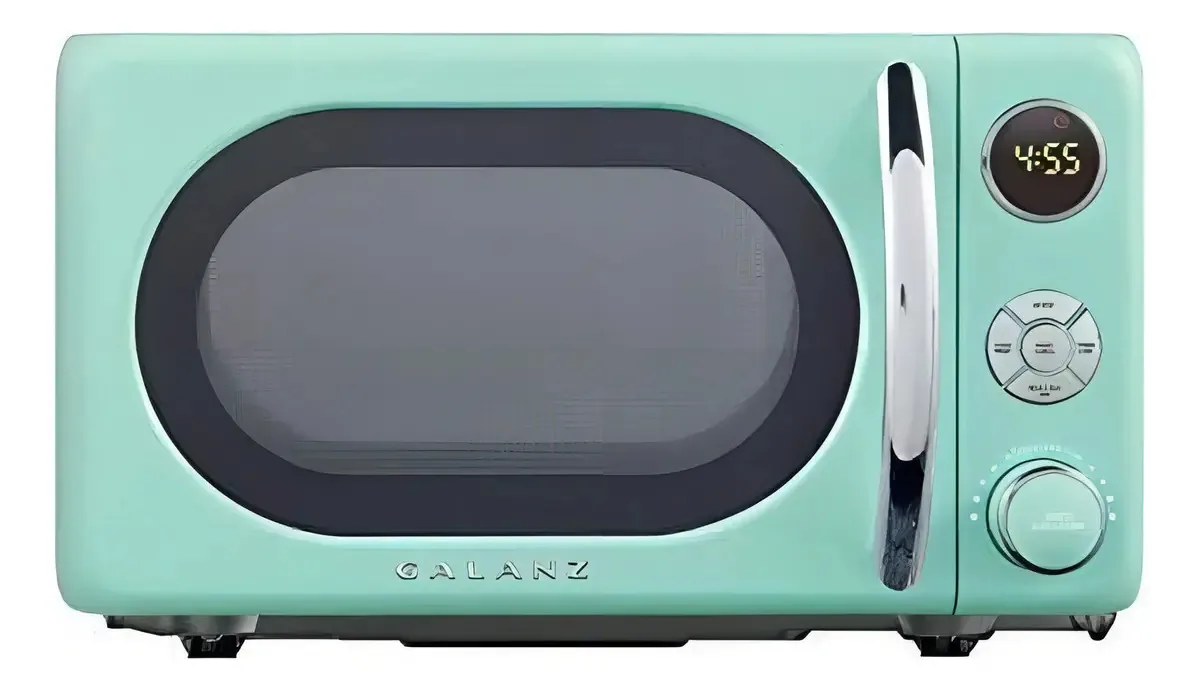 Microondas Galanz GLCMKA07 surf green de 0,7 pés³ e