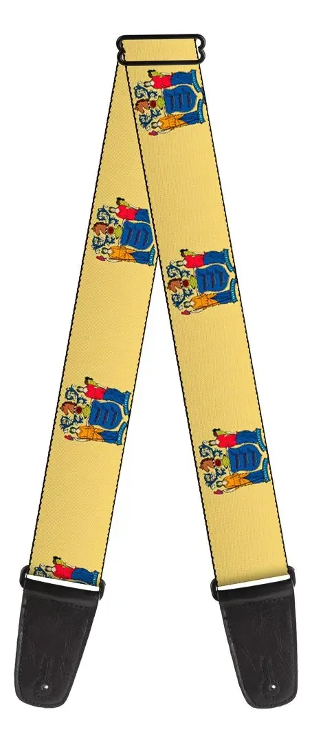 Pulseira de guitarra com fivela com bandeira de Nova Jersey - 2