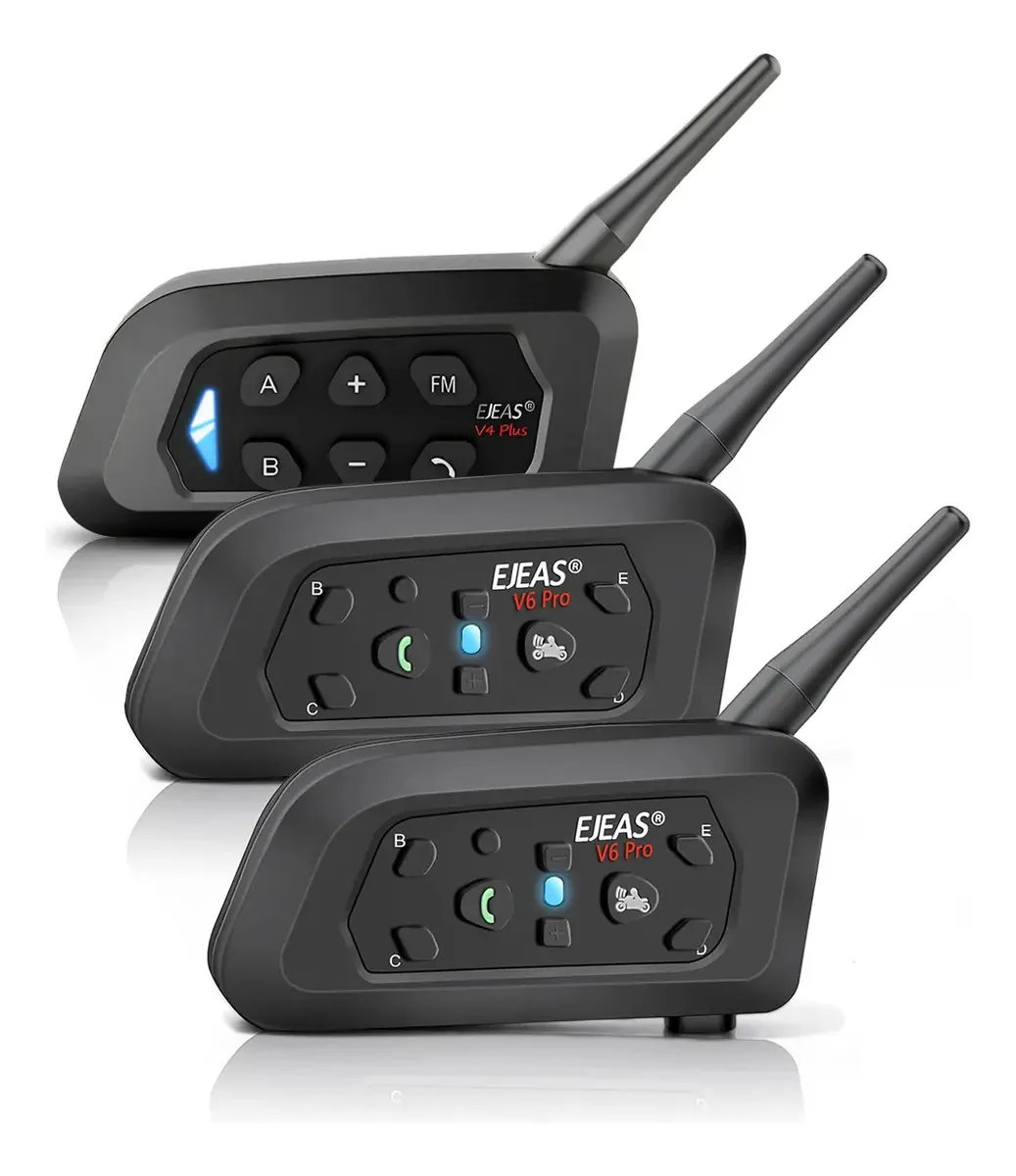 Intercomunicadores de árbitro combinados de 3 eixos 2u V6c + 1u V4c