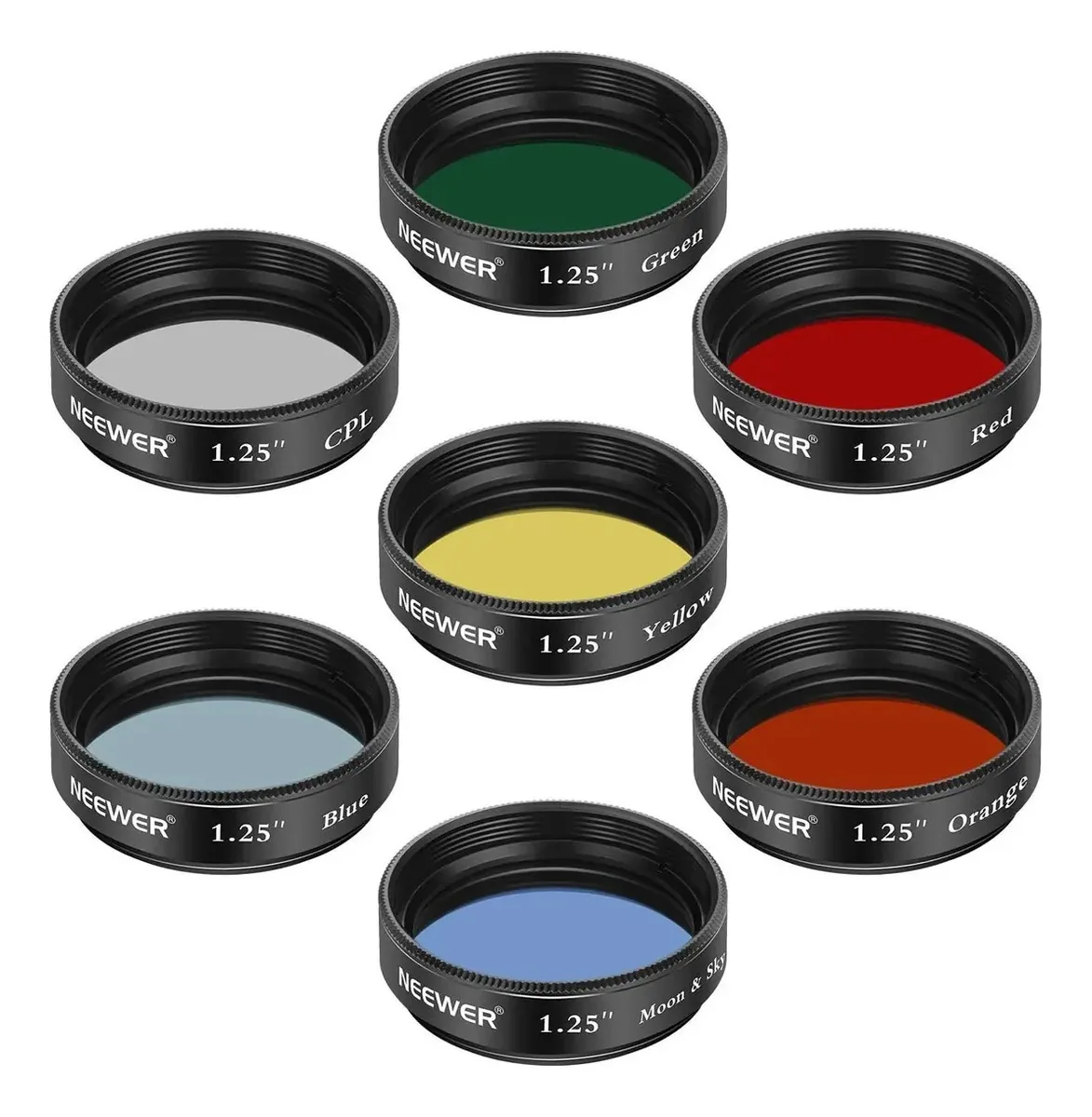 Filtro de filtro polar mais novo do telescópio lunar de 1,25 polegadas