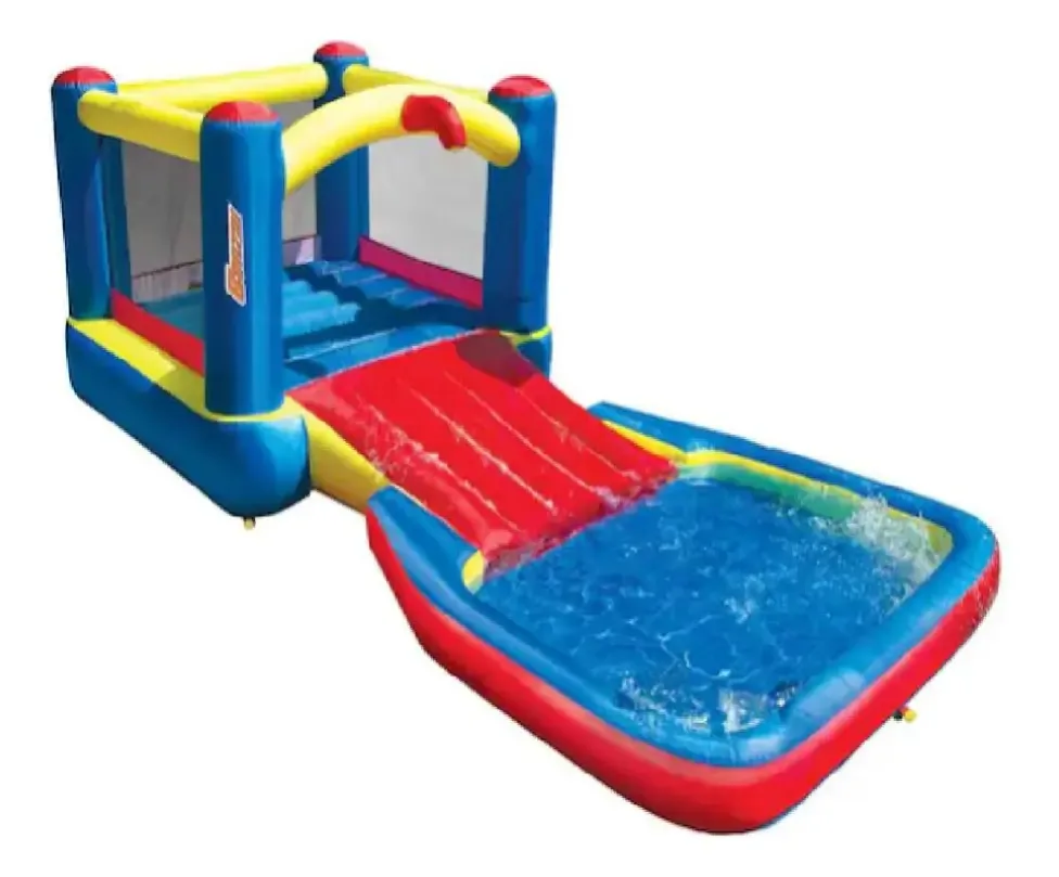 Parque Aquático Banzai Multicolor Inflável Aquático