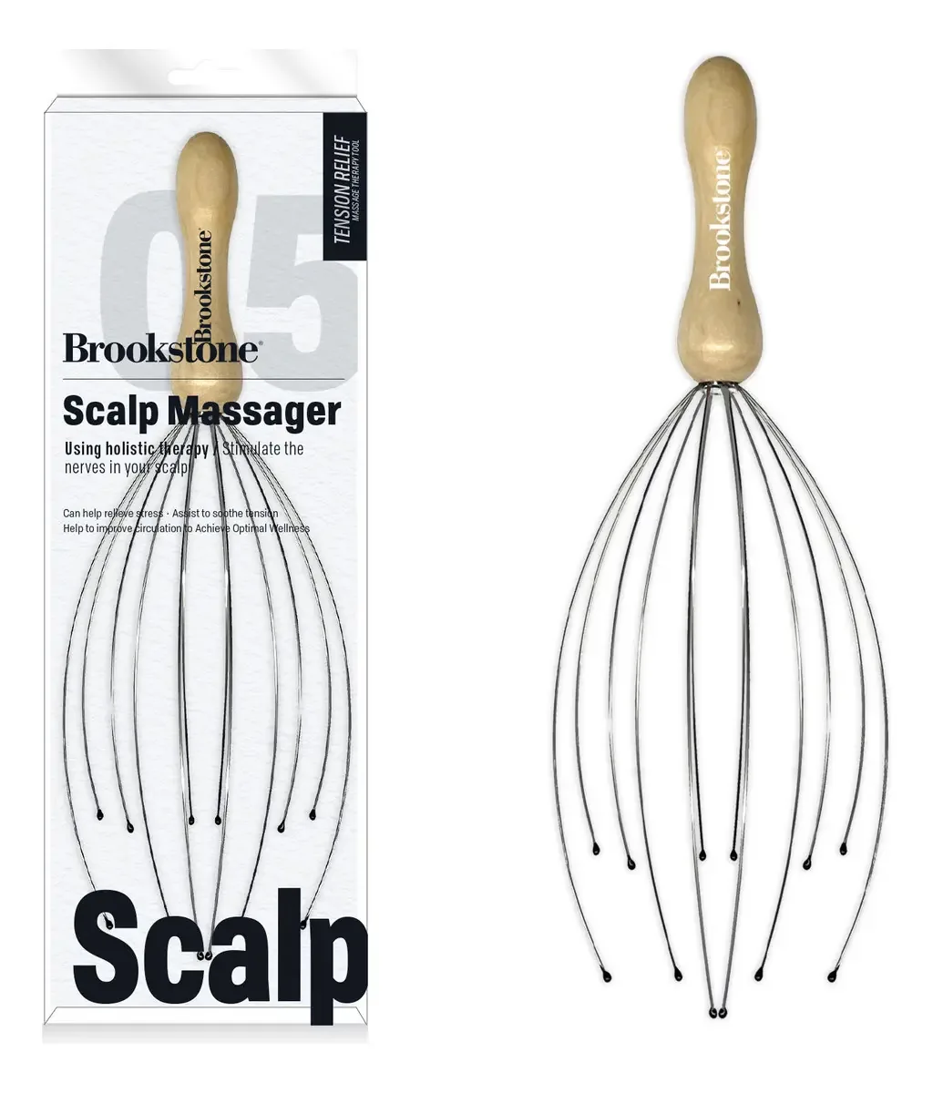 Massageador manual de cabeça Brookstone