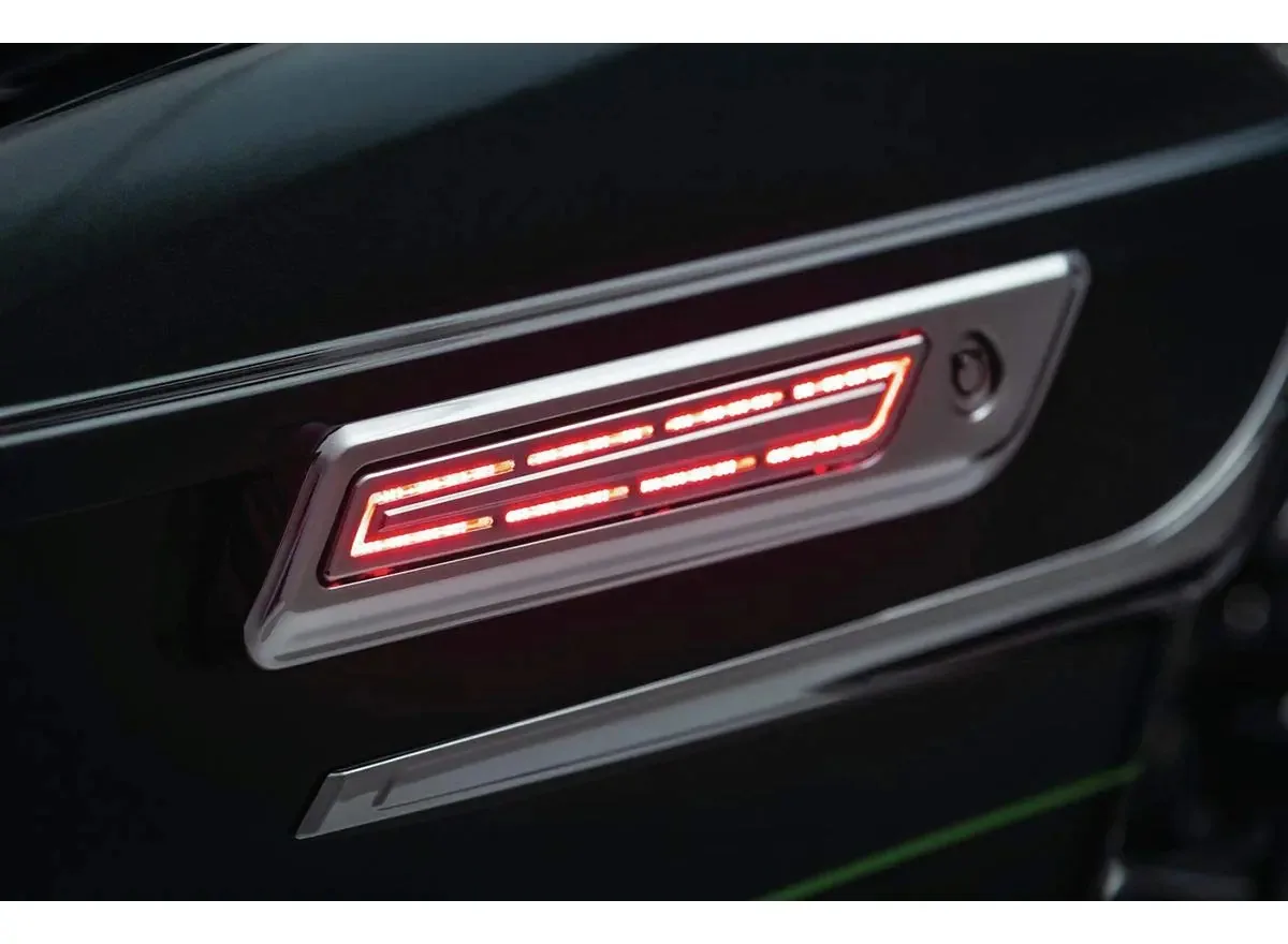 Acentos de dobradiça Kuryakyn L.e.d. Saddlebag para turismo