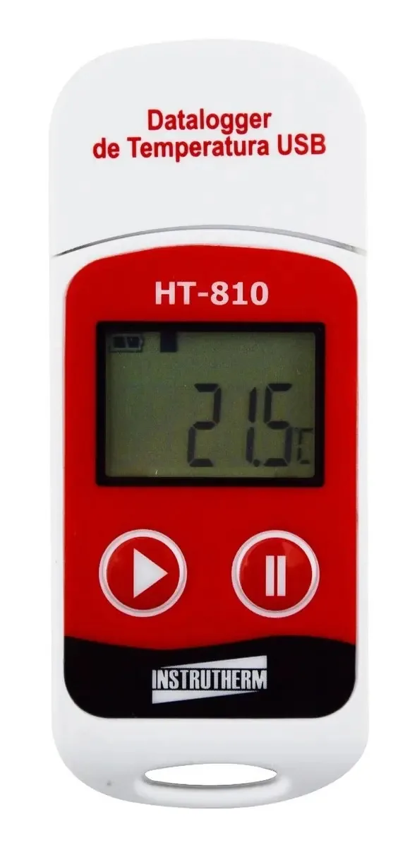 Termografo Tipo Datalogger Temperatura -30 A 70 Saida Usb