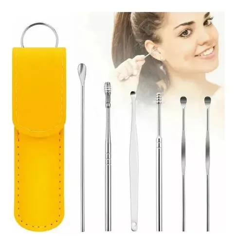 Conjunto X6 Ear Tools Ear Wax Steel Wax