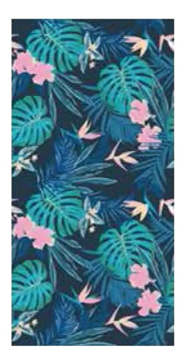 Toalha de praia de microfibra Leaf 70x140cm