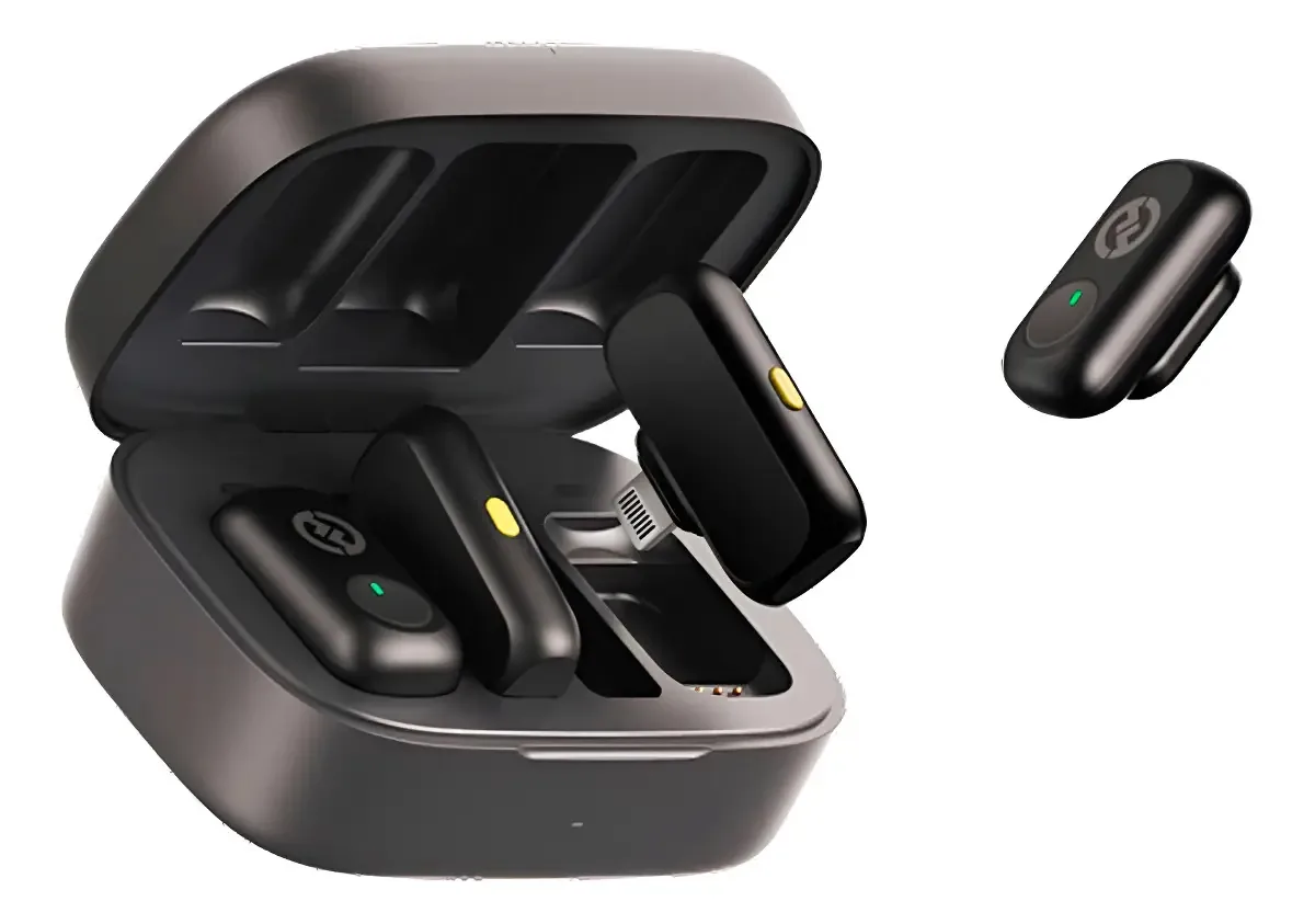 Microfones Sem Fio Hollyland Lark A1 Combo Black Preto
