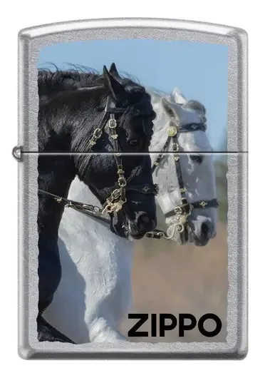207ci415798 Enc Zippo Caballos Andaluces