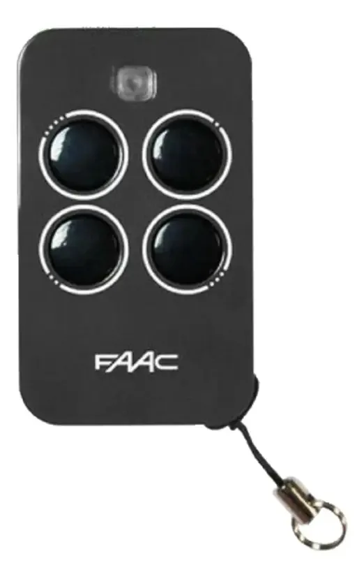Pacote de 10 controles remotos Faac Xt4 433mhz azul escuro