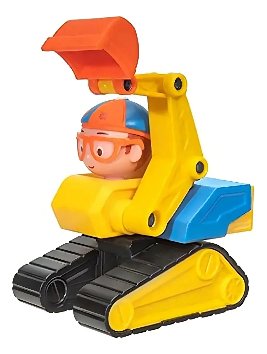 Blippi - Mini Escavadeira de Brinquedos para Veículos