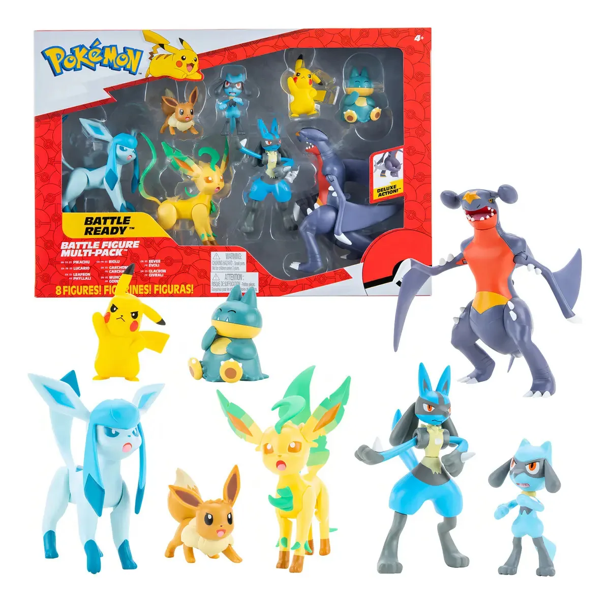 Conjunto de bonecos de ação com personagens Pokémon, pacote
