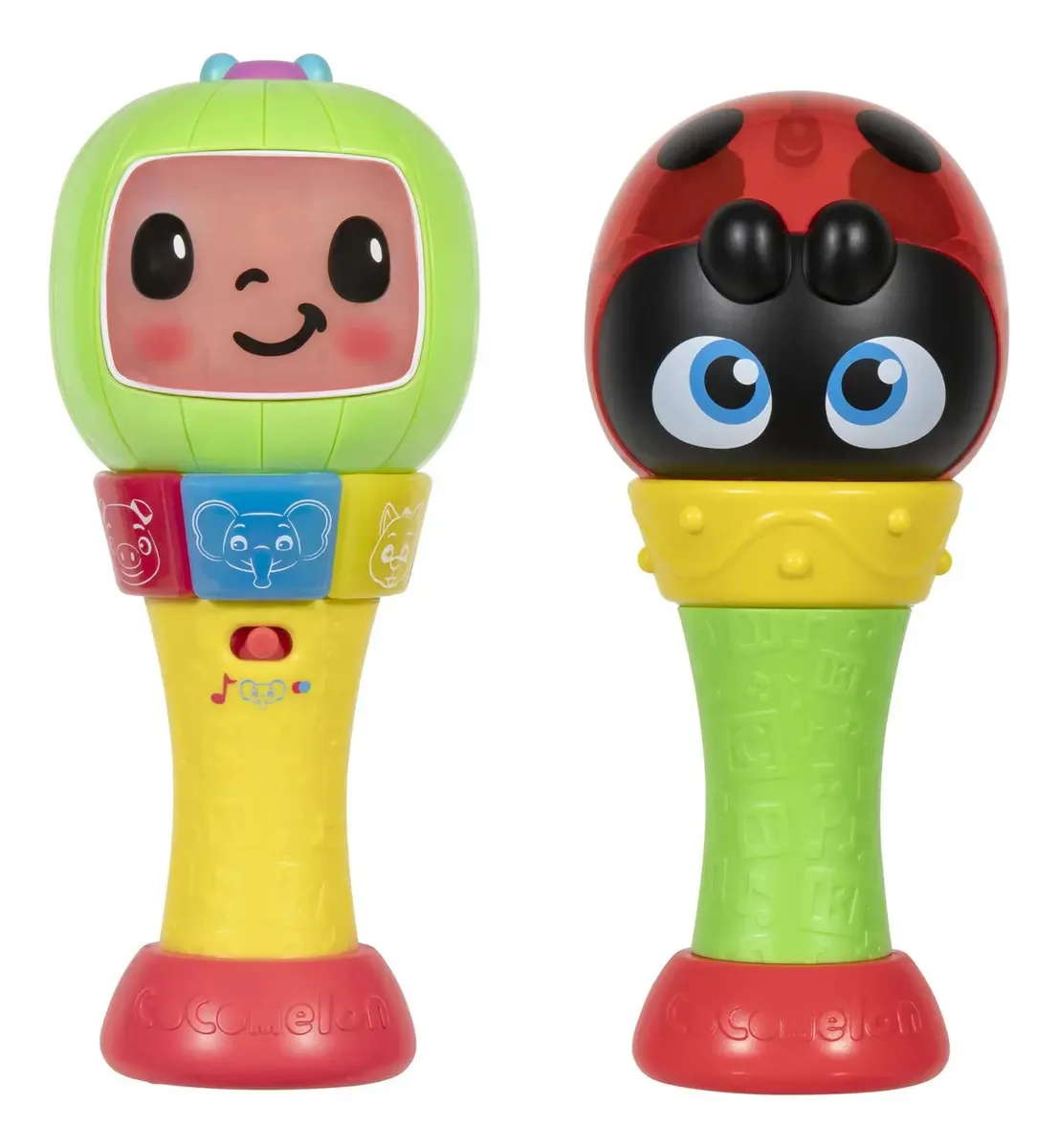Cocomelon Educational Maracas 3 modos, 6 músicas, luz