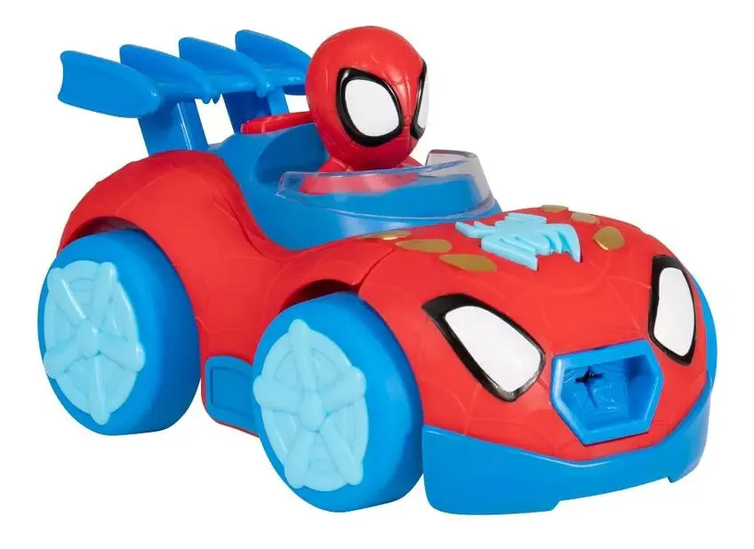 Veículo Spidey transformável com luzes e sons