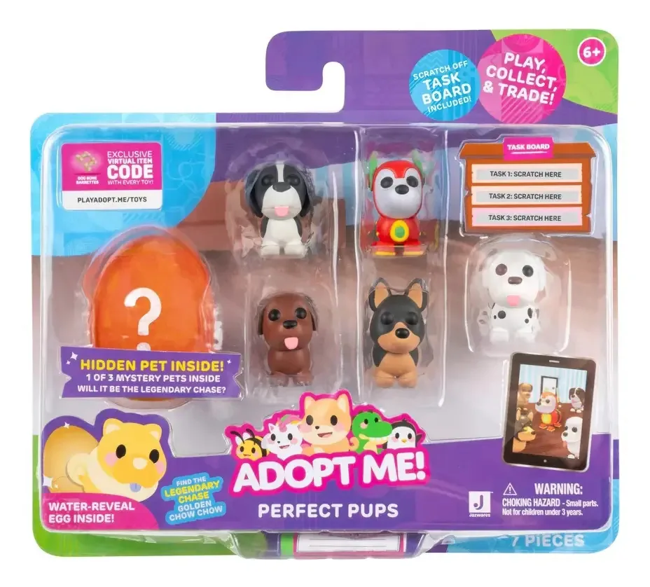 Adote-me! Conjunto de bonecos Perfect Pups Puppies